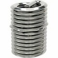 Bsc Preferred 18-8 Stainless Steel Screw-Locking Helical Insert M7 x 1 mm Thread Size 14 mm Installed Length, 5PK 90296A313